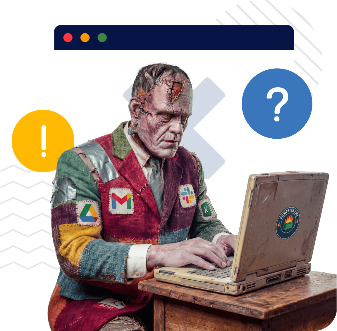 Frank in the computer